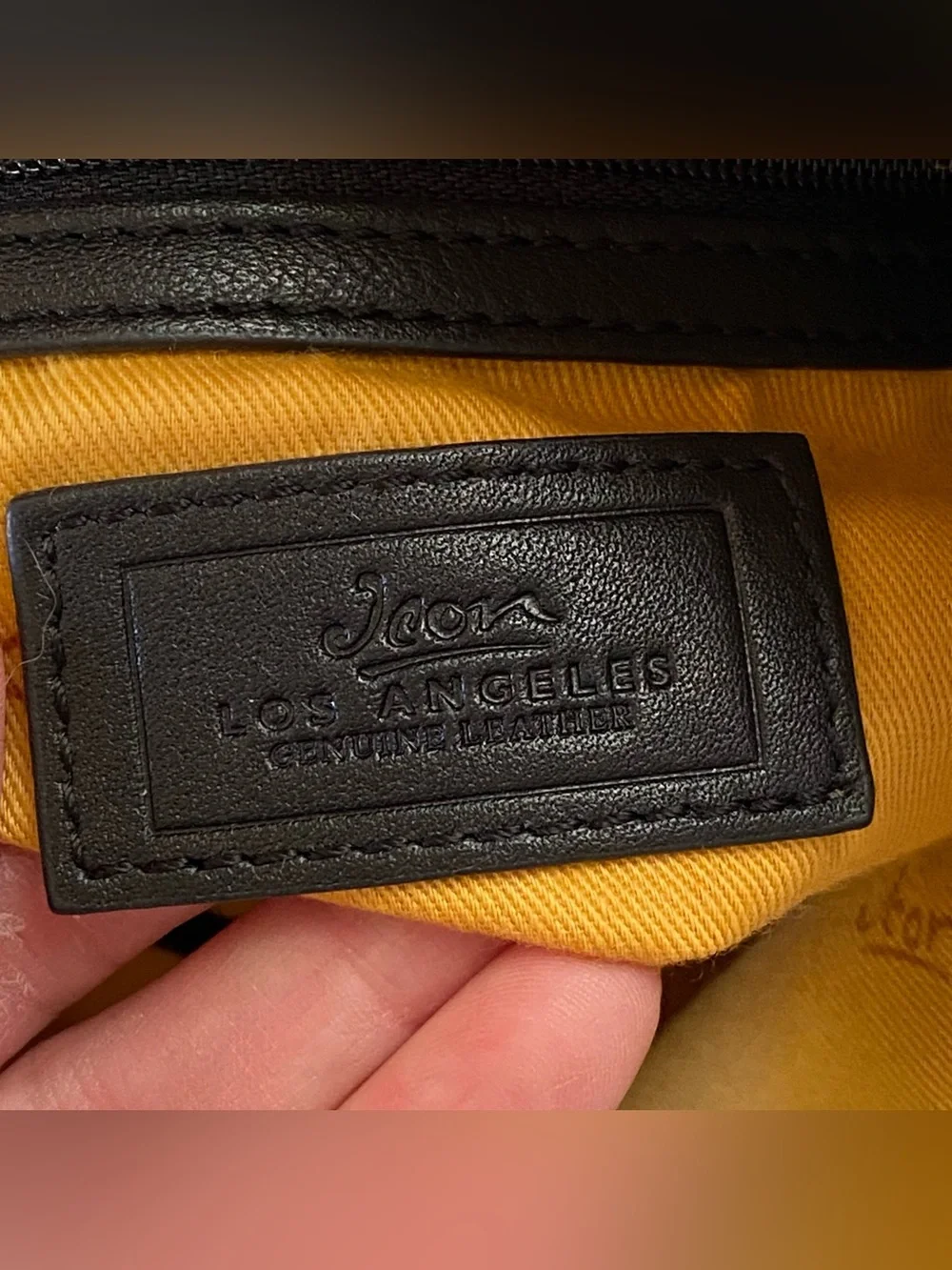 Rare Icon Los Angeles Bourbon Street Jazz Leather Crossbody Purse